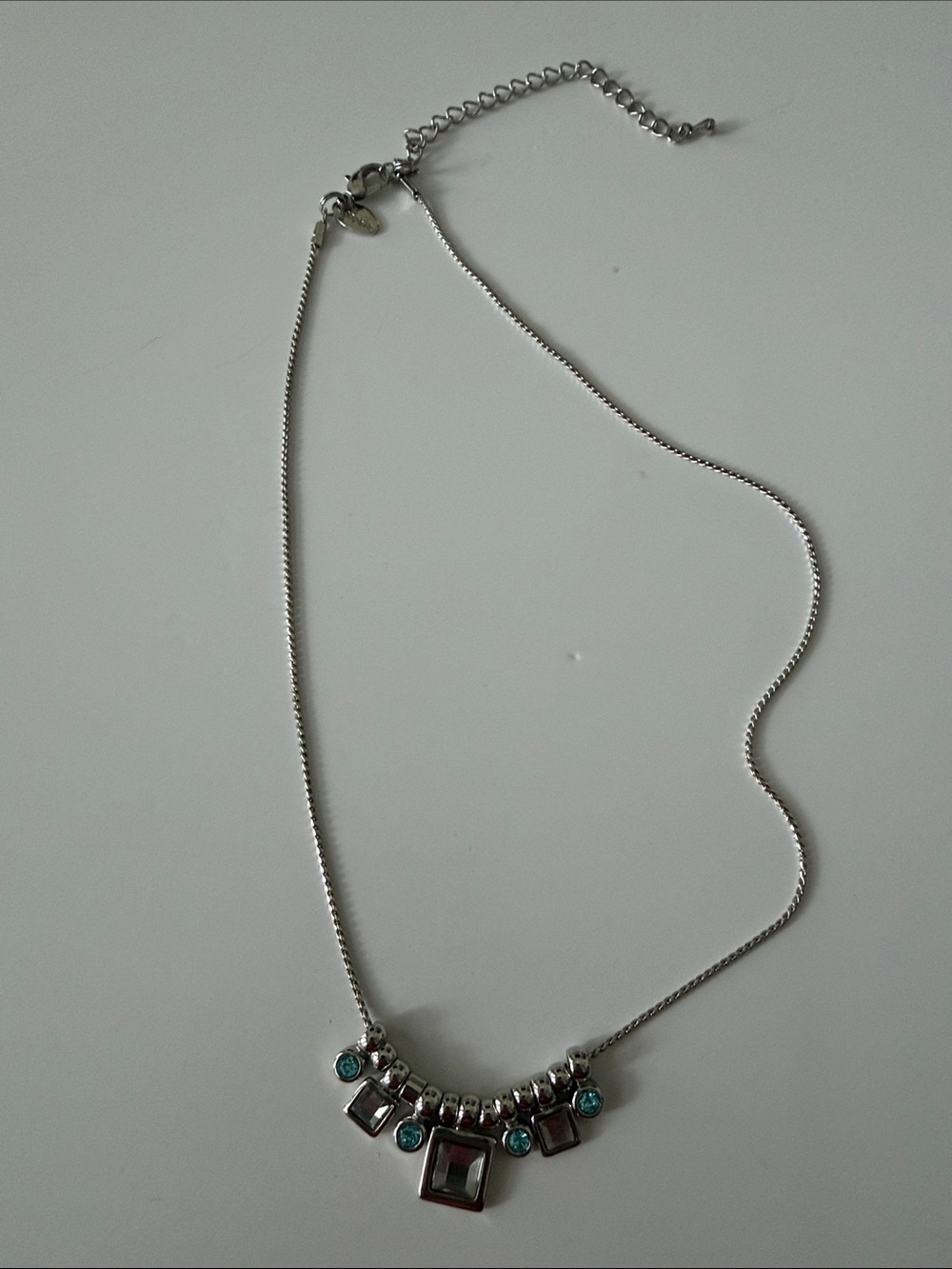 Lia Sophia  Necklace with blue Crystal Accents
